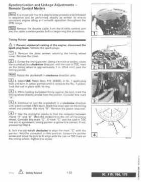 1997 Johnson Evinrude "EU" 90, 105RW, 115, 150, 150W, 175 60 LV Service Repair Manual, P/N 507268, Page 39