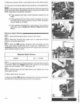 1997 Johnson Evinrude "EU" 90, 105RW, 115, 150, 150W, 175 60 LV Service Repair Manual, P/N 507268, Page 47