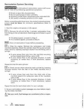 1997 Johnson Evinrude "EU" 90, 105RW, 115, 150, 150W, 175 60 LV Service Repair Manual, P/N 507268, Page 99