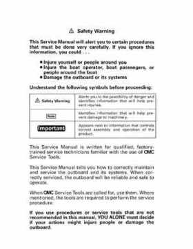 1997 Johnson Evinrude "EU" 90 thru 115 90 CV Service Repair Manual, P/N 507267, Page 2