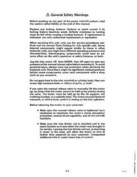 1997 Johnson Evinrude "EU" 90 thru 115 90 CV Service Repair Manual, P/N 507267, Page 261