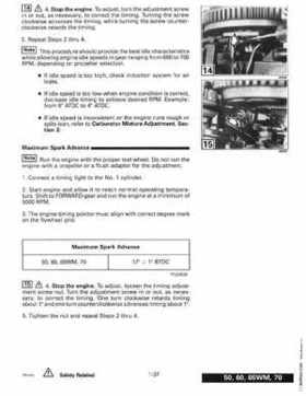 1997 Johnsoon Evinrude "EU" 50 thru 70 3-Cylinder Service Repair Manual, P/N 507266, Page 43