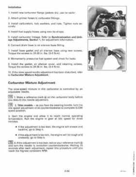 1997 Johnsoon Evinrude "EU" 50 thru 70 3-Cylinder Service Repair Manual, P/N 507266, Page 92