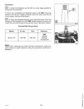 1997 Johnsoon Evinrude "EU" 50 thru 70 3-Cylinder Service Repair Manual, P/N 507266, Page 105