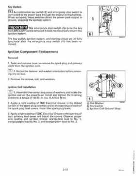 1997 Johnsoon Evinrude "EU" 50 thru 70 3-Cylinder Service Repair Manual, P/N 507266, Page 114