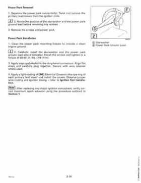 1997 Johnsoon Evinrude "EU" 50 thru 70 3-Cylinder Service Repair Manual, P/N 507266, Page 115