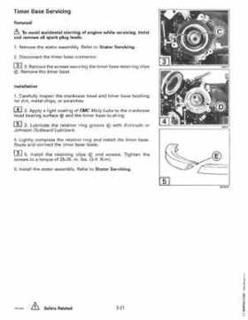 1997 Johnsoon Evinrude "EU" 50 thru 70 3-Cylinder Service Repair Manual, P/N 507266, Page 117