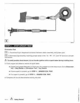 1997 Johnsoon Evinrude "EU" 50 thru 70 3-Cylinder Service Repair Manual, P/N 507266, Page 127