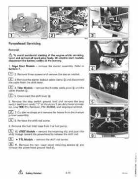 1997 Johnsoon Evinrude "EU" 50 thru 70 3-Cylinder Service Repair Manual, P/N 507266, Page 147