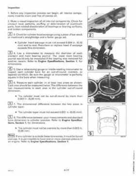 1997 Johnsoon Evinrude "EU" 50 thru 70 3-Cylinder Service Repair Manual, P/N 507266, Page 154