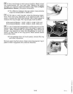 1997 Johnsoon Evinrude "EU" 50 thru 70 3-Cylinder Service Repair Manual, P/N 507266, Page 155