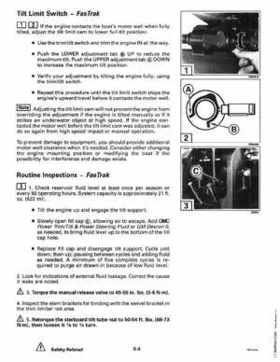 1997 Johnsoon Evinrude "EU" 50 thru 70 3-Cylinder Service Repair Manual, P/N 507266, Page 274