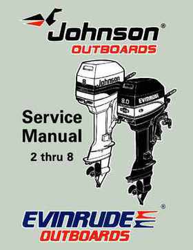 1997 Johnson/Evinrude Outboards 2 thru 8 Service Repair Manual P/N 507261, Page 1