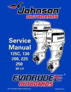 1998 Johnson Evinrude "EC" 125C, 130, 200, 225, 250 90 deg LV Service Repair Manual, P/N 520212, Page 1