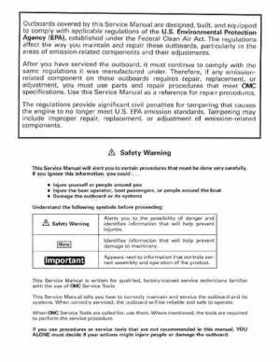 1998 Johnson Evinrude "EC" 125C, 130, 200, 225, 250 90 deg LV Service Repair Manual, P/N 520212, Page 2