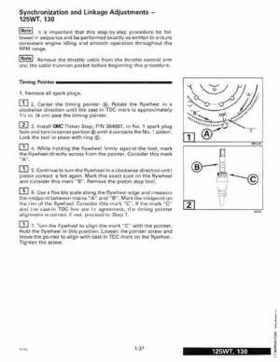1998 Johnson Evinrude "EC" 125C, 130, 200, 225, 250 90 deg LV Service Repair Manual, P/N 520212, Page 43