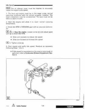 1998 Johnson Evinrude "EC" 125C, 130, 200, 225, 250 90 deg LV Service Repair Manual, P/N 520212, Page 67