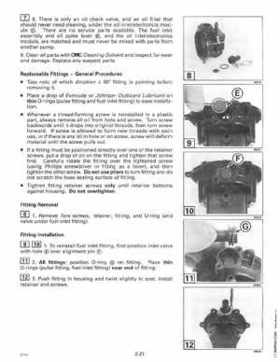 1998 Johnson Evinrude "EC" 125C, 130, 200, 225, 250 90 deg LV Service Repair Manual, P/N 520212, Page 95