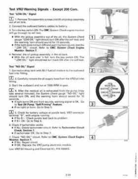 1998 Johnson Evinrude "EC" 125C, 130, 200, 225, 250 90 deg LV Service Repair Manual, P/N 520212, Page 98