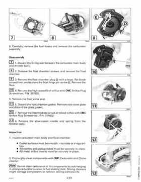 1998 Johnson Evinrude "EC" 125C, 130, 200, 225, 250 90 deg LV Service Repair Manual, P/N 520212, Page 107