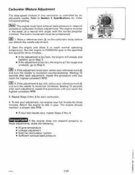 1998 Johnson Evinrude "EC" 125C, 130, 200, 225, 250 90 deg LV Service Repair Manual, P/N 520212, Page 111