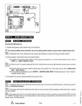 1998 Johnson Evinrude "EC" 125C, 130, 200, 225, 250 90 deg LV Service Repair Manual, P/N 520212, Page 163
