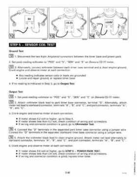 1998 Johnson Evinrude "EC" 125C, 130, 200, 225, 250 90 deg LV Service Repair Manual, P/N 520212, Page 169
