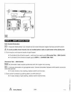 1998 Johnson Evinrude "EC" 125C, 130, 200, 225, 250 90 deg LV Service Repair Manual, P/N 520212, Page 177