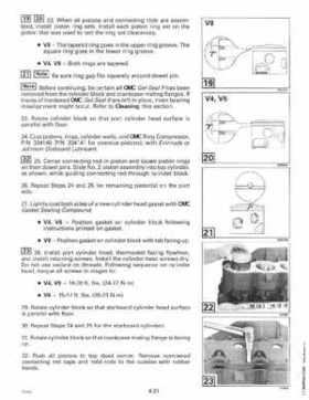 1998 Johnson Evinrude "EC" 125C, 130, 200, 225, 250 90 deg LV Service Repair Manual, P/N 520212, Page 215
