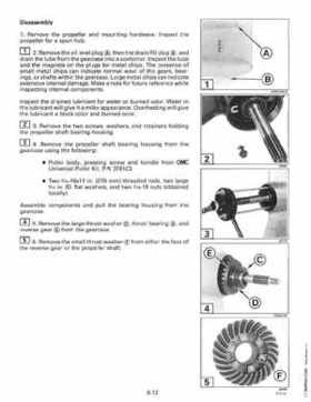 1998 Johnson Evinrude "EC" 125C, 130, 200, 225, 250 90 deg LV Service Repair Manual, P/N 520212, Page 288
