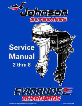 1998 Johnson Evinrude "EC" 2 thru 8 Service Repair Manual, P/N 520202, Page 1