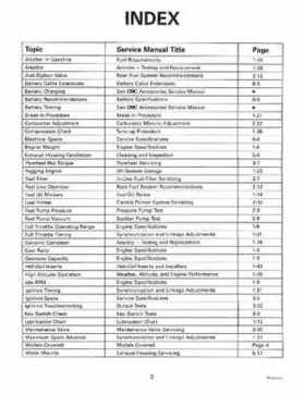 1998 Johnson Evinrude "EC" 25, 35 HP 3-Cylinder Outboards Service Repair Manual P/N 520205, Page 4