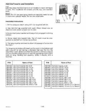 1998 Johnson Evinrude "EC" 25, 35 HP 3-Cylinder Outboards Service Repair Manual P/N 520205, Page 49