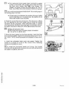 1998 Johnson Evinrude "EC" 25, 35 HP 3-Cylinder Outboards Service Repair Manual P/N 520205, Page 69