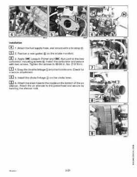 1998 Johnson Evinrude "EC" 25, 35 HP 3-Cylinder Outboards Service Repair Manual P/N 520205, Page 70