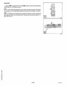 1998 Johnson Evinrude "EC" 25, 35 HP 3-Cylinder Outboards Service Repair Manual P/N 520205, Page 73