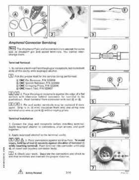 1998 Johnson Evinrude "EC" 25, 35 HP 3-Cylinder Outboards Service Repair Manual P/N 520205, Page 102