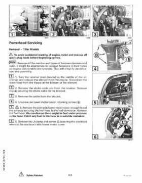 1998 Johnson Evinrude "EC" 25, 35 HP 3-Cylinder Outboards Service Repair Manual P/N 520205, Page 124