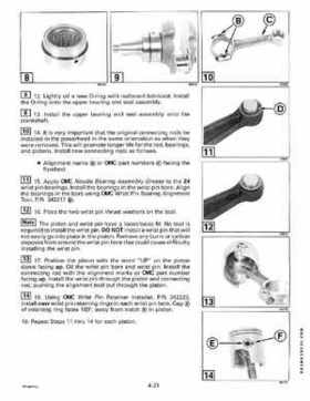 1998 Johnson Evinrude "EC" 25, 35 HP 3-Cylinder Outboards Service Repair Manual P/N 520205, Page 137