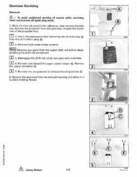 1998 Johnson Evinrude "EC" 25, 35 HP 3-Cylinder Outboards Service Repair Manual P/N 520205, Page 188