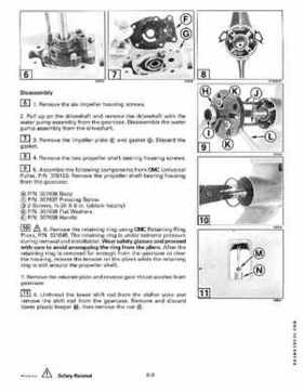 1998 Johnson Evinrude "EC" 25, 35 HP 3-Cylinder Outboards Service Repair Manual P/N 520205, Page 189