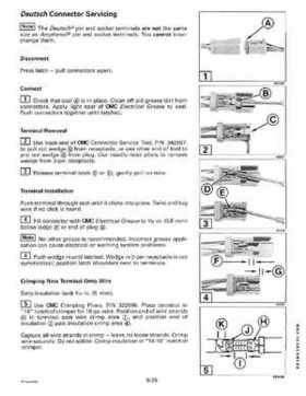 1998 Johnson Evinrude "EC" 25, 35 HP 3-Cylinder Outboards Service Repair Manual P/N 520205, Page 245