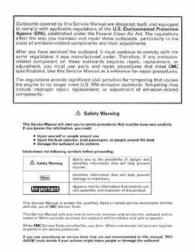1998 Johnson Evinrude "EC" 40 thru 55 2-Cylinder Service Repair Manual, P/N 520206, Page 2