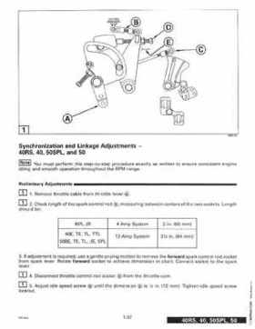 1998 Johnson Evinrude "EC" 40 thru 55 2-Cylinder Service Repair Manual, P/N 520206, Page 43