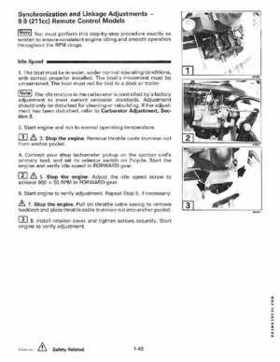 1998 Johnson Evinrude EC 5 thru 15 HP Four Stroke Service Repair Manual P/N 520203, Page 49