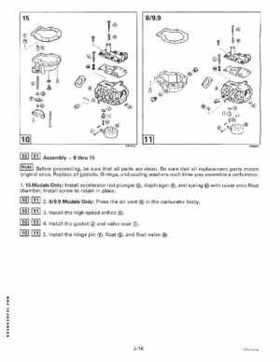 1998 Johnson Evinrude EC 5 thru 15 HP Four Stroke Service Repair Manual P/N 520203, Page 74