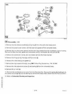 1998 Johnson Evinrude EC 5 thru 15 HP Four Stroke Service Repair Manual P/N 520203, Page 76