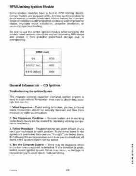 1998 Johnson Evinrude EC 5 thru 15 HP Four Stroke Service Repair Manual P/N 520203, Page 89