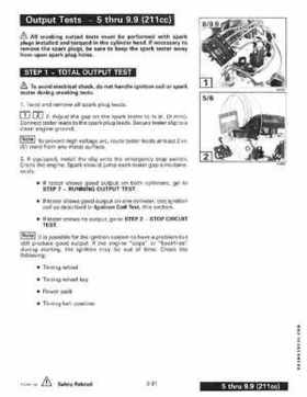 1998 Johnson Evinrude EC 5 thru 15 HP Four Stroke Service Repair Manual P/N 520203, Page 111