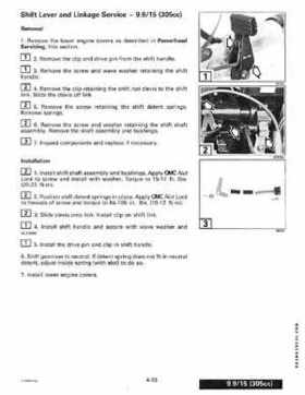 1998 Johnson Evinrude EC 5 thru 15 HP Four Stroke Service Repair Manual P/N 520203, Page 153